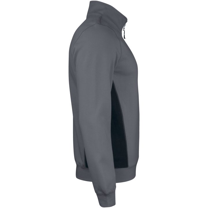 Sweatshirt 1/2-zip 5401 Practical Mörkgrå/Svart Jobman XXXL – bild 4