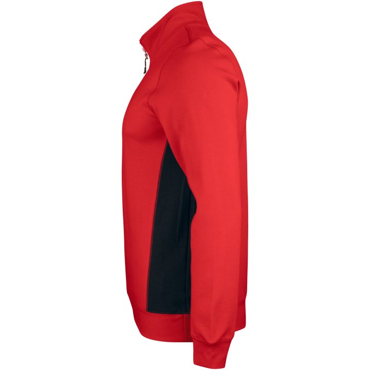Sweatshirt 1/2-zip 5401 Practical Röd/Svart Jobman XXXL – bild 2