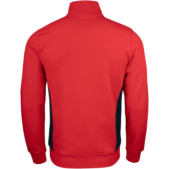 Sweatshirt 1/2-zip 5401 Practical Röd/Svart Jobman XXXL – bild 3