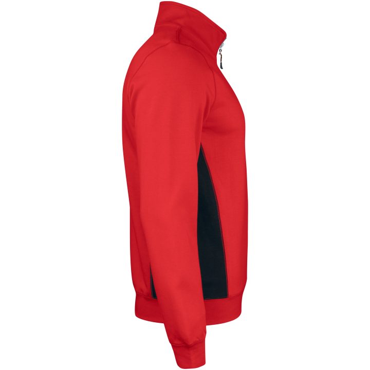 Sweatshirt 1/2-zip 5401 Practical Röd/Svart Jobman XXXL – bild 4