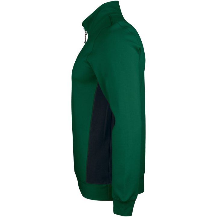 Sweatshirt 1/2-zip 5401 Practical Skogsgrön/Svart Jobman XXXL – bild 2