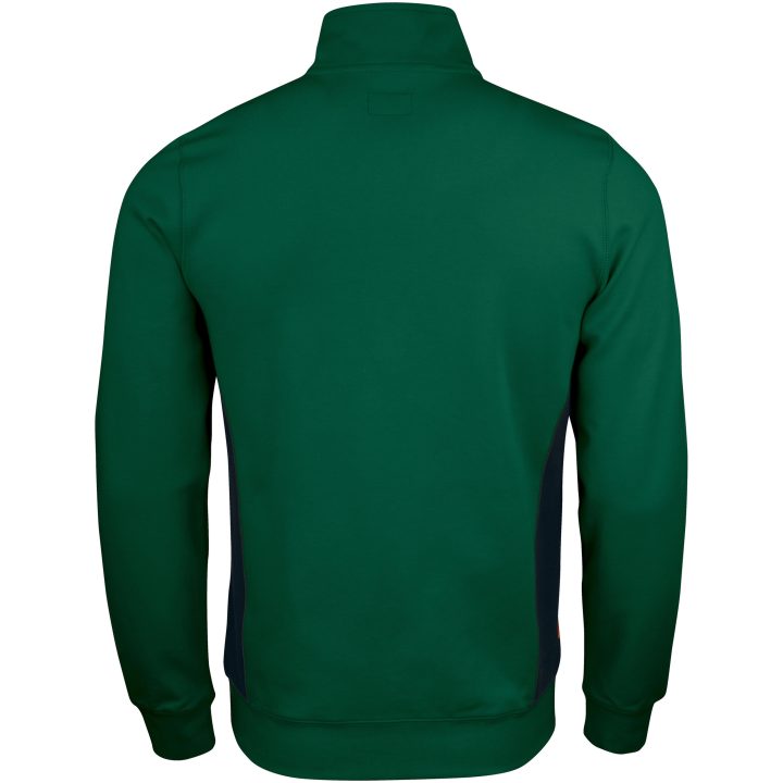 Sweatshirt 1/2-zip 5401 Practical Skogsgrön/Svart Jobman XXXL – bild 3