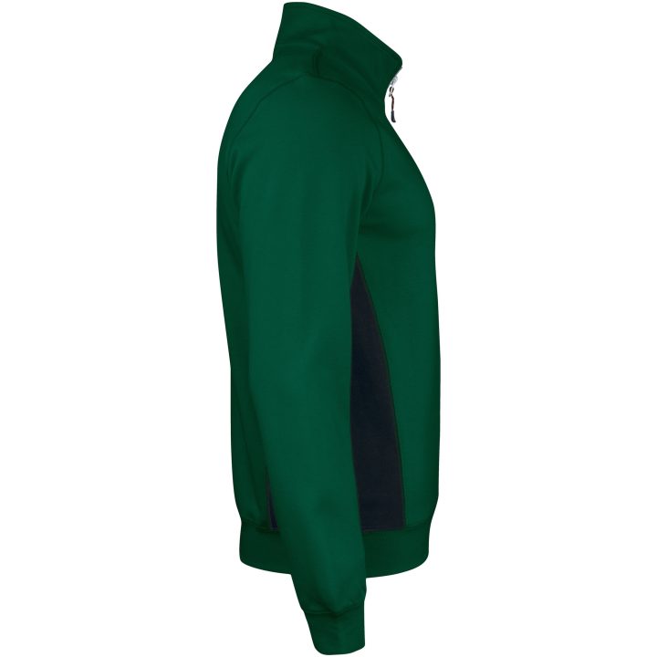 Sweatshirt 1/2-zip 5401 Practical Skogsgrön/Svart Jobman XXXL – bild 4