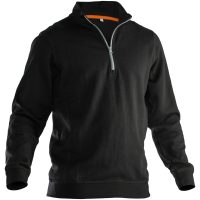 Sweatshirt 1/2-zip 5401 Practical Svart Jobman