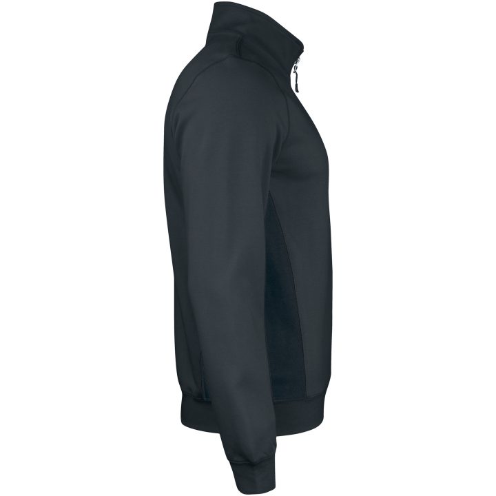 Sweatshirt 1/2-zip 5401 Practical Svart Jobman XXXL – bild 4