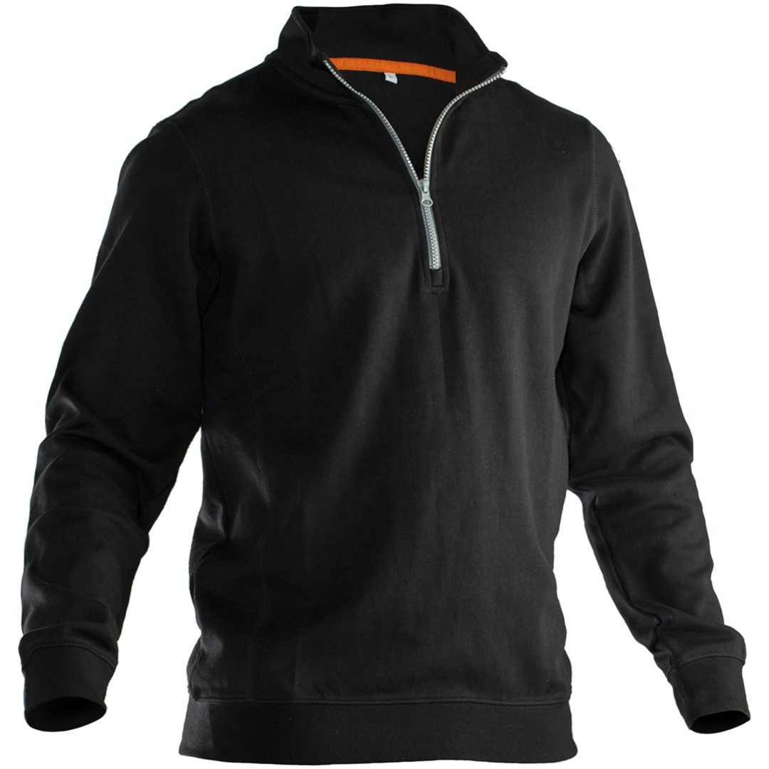 Sweatshirt 1/2-zip 5401 Practical Svart Jobman XXXL