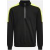Sweatshirt 1/2-zip 5401 Practical Svart/Gul Jobman XXXL – miniatyr 1