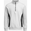 Sweatshirt 1/2-zip 5401 Practical Vit/svart Jobman – miniatyr 1
