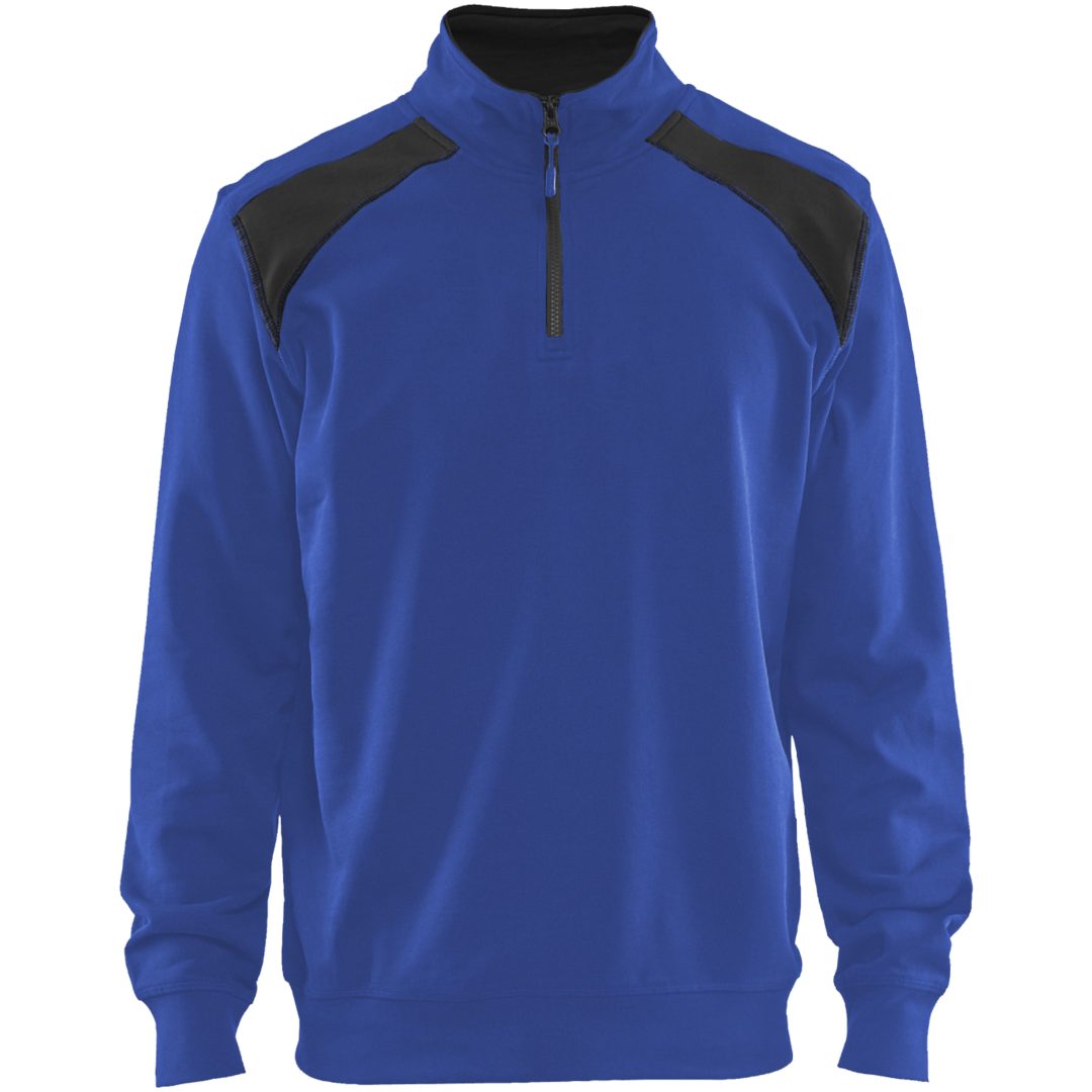 Sweatshirt 33531158 Blå / Svart BLÅKLÄDER TRÖJA 33531158 BLÅ/SVART XS