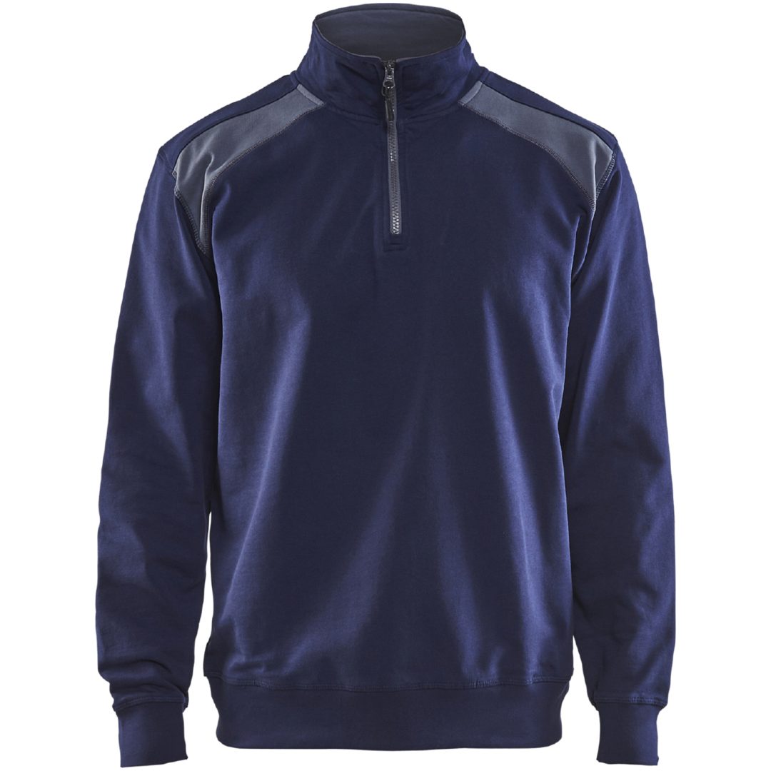 Sweatshirt 33531158 Marin / Grå BLÅKLÄDER TRÖJA 33531158 MARIN/GRÅ XS