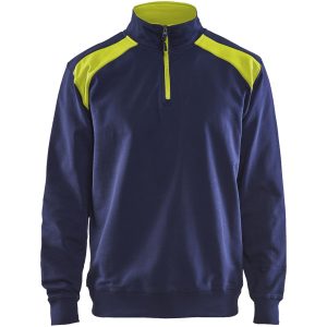 Sweatshirt 33531158 Marin / Gul BLÅKLÄDER