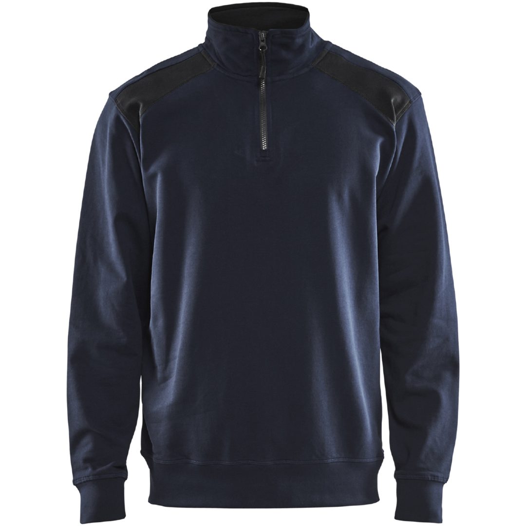 Sweatshirt 33531158 Marin / Svart BLÅKLÄDER TRÖJA 33531158 MARIN/SVART XS