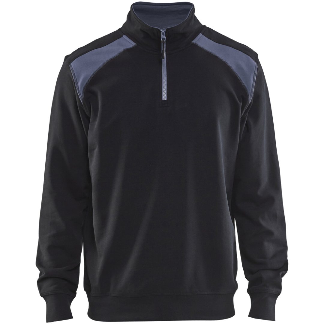 Sweatshirt 33531158 Svart / Grå BLÅKLÄDER TRÖJA 33531158 SVART/GRÅ XS