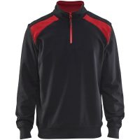 Sweatshirt 33531158 Svart / Röd BLÅKLÄDER