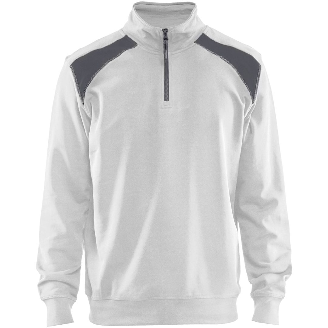 Sweatshirt 33531158 Vit / Grå BLÅKLÄDER TRÖJA 33531158 VIT/GRÅ XS