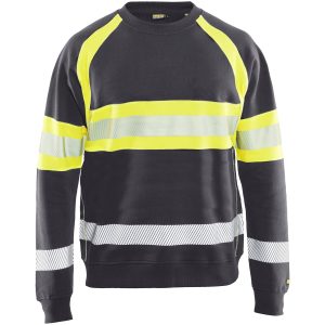 Sweatshirt 33591158 Marin / Hivisgul BLÅKLÄDER
