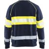 Sweatshirt 33591158 Marin / Hivisgul BLÅKLÄDER SWEATSHIRT 33591158 MAR/GU XS – miniatyr 2