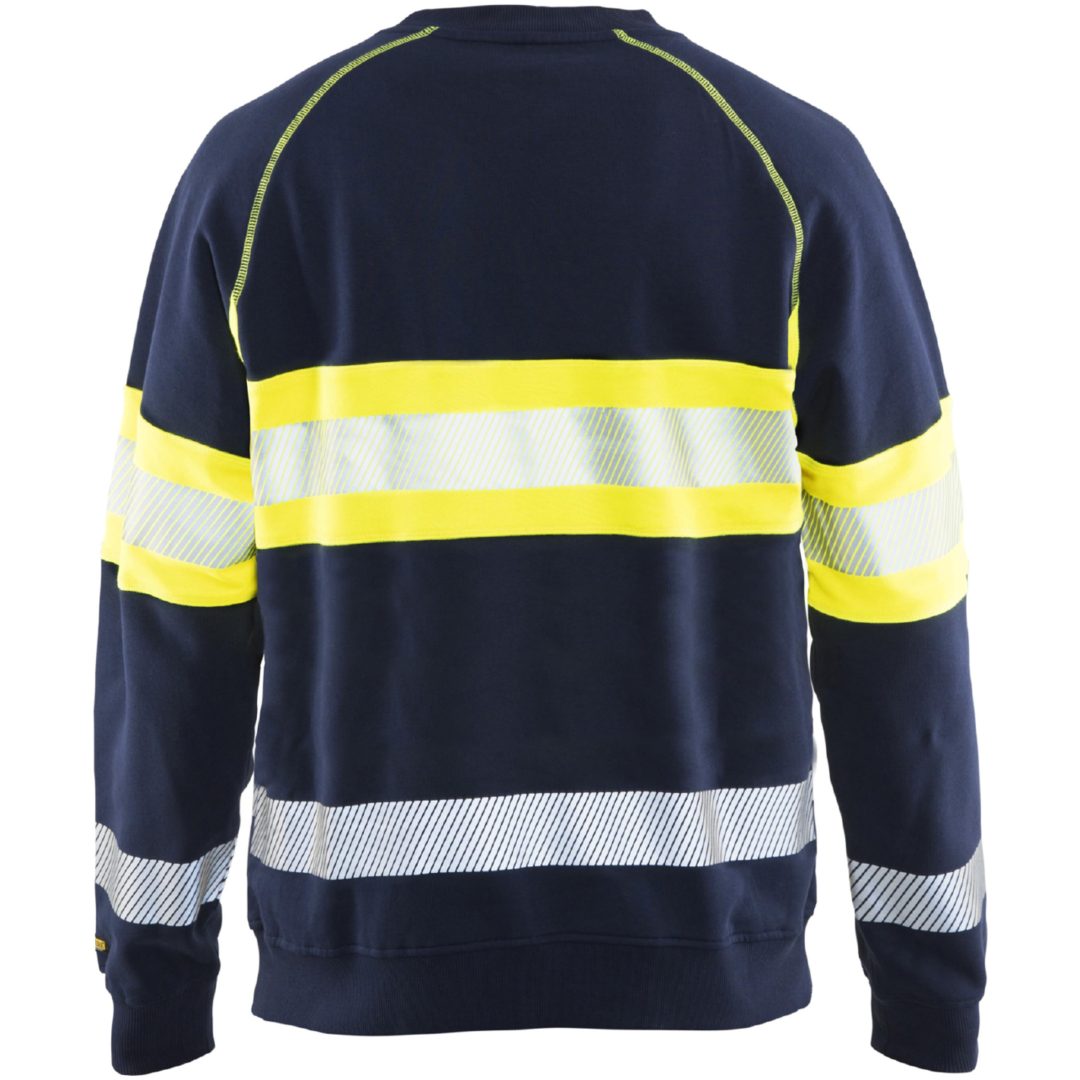 Sweatshirt 33591158 Marin / Hivisgul BLÅKLÄDER SWEATSHIRT 33591158 MAR/GU XS – bild 2