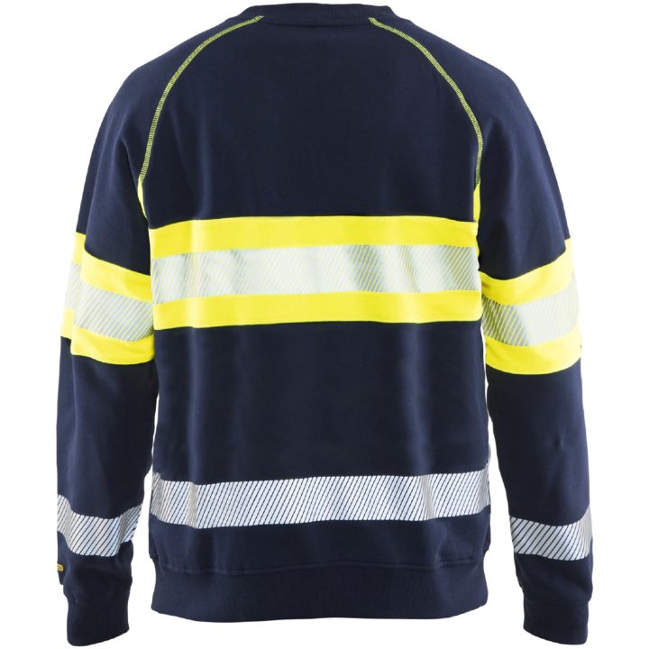 Sweatshirt 33591158 Marin / Hivisgul BLÅKLÄDER SWEATSHIRT 33591158 MAR/GU XS – bild 2