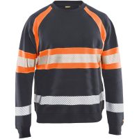 Sweatshirt 33591158 Marin / Hivisgul BLÅKLÄDER