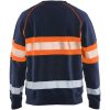 Sweatshirt 33591158 Marin / Hivisorange BLÅKLÄDER SWEATSHIRT 33591158 MAR/OR XS – miniatyr 2