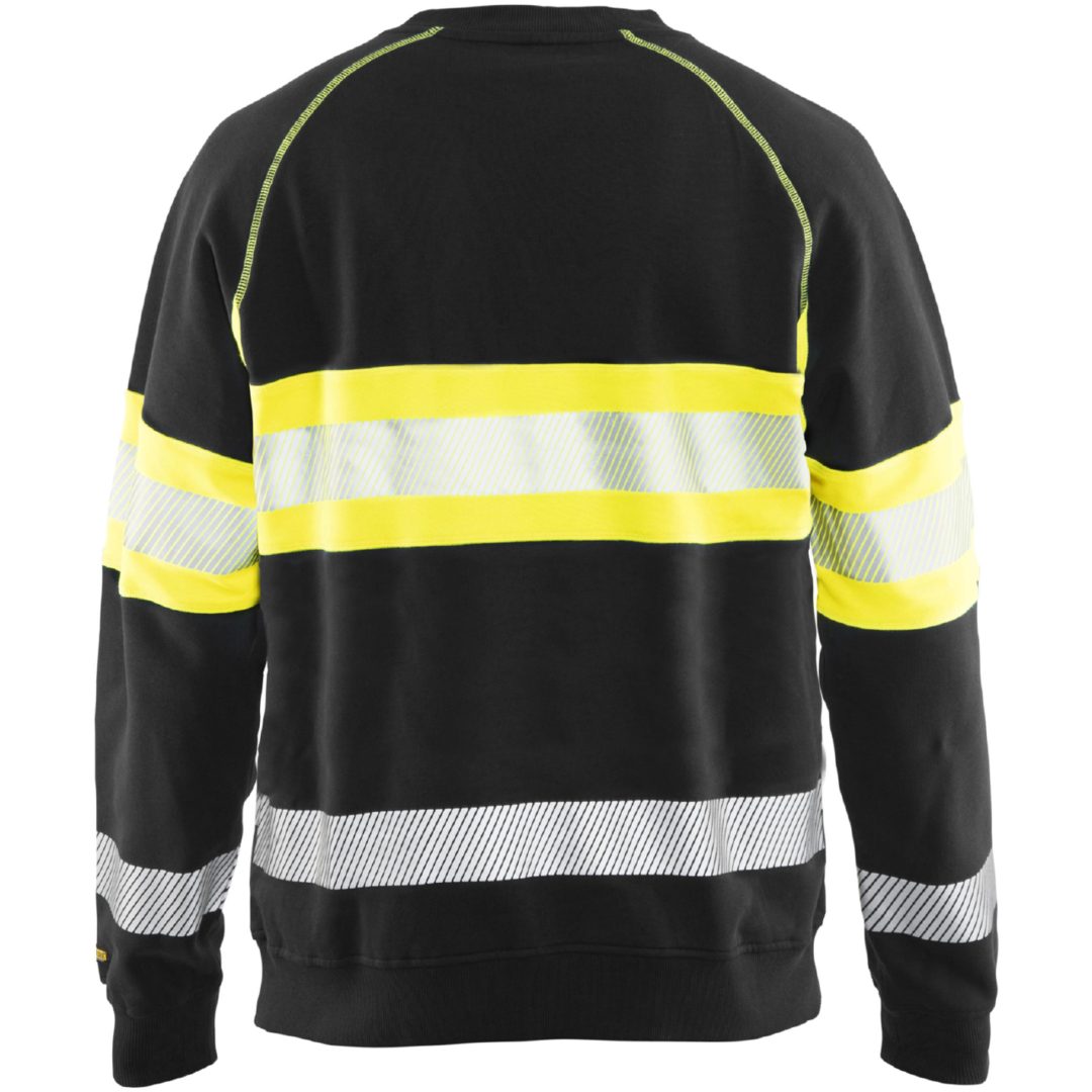 Sweatshirt 33591158 Svart / Hivisgul BLÅKLÄDER SWEATSHIRT 33591158 SVA/GUL4XL – bild 2