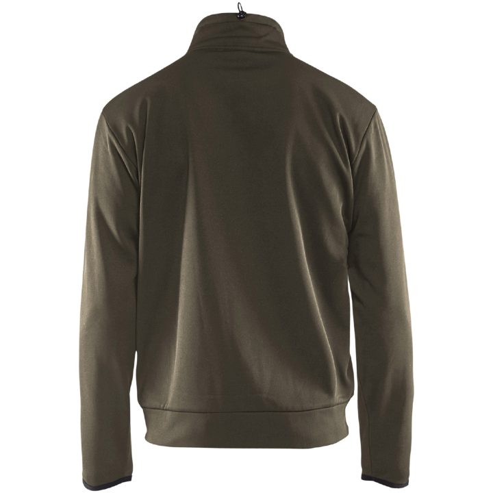 Sweatshirt 33622526 Grön / Svart BLÅKLÄDER TRÖJA 33622526 OLIV/SVART XS – bild 2