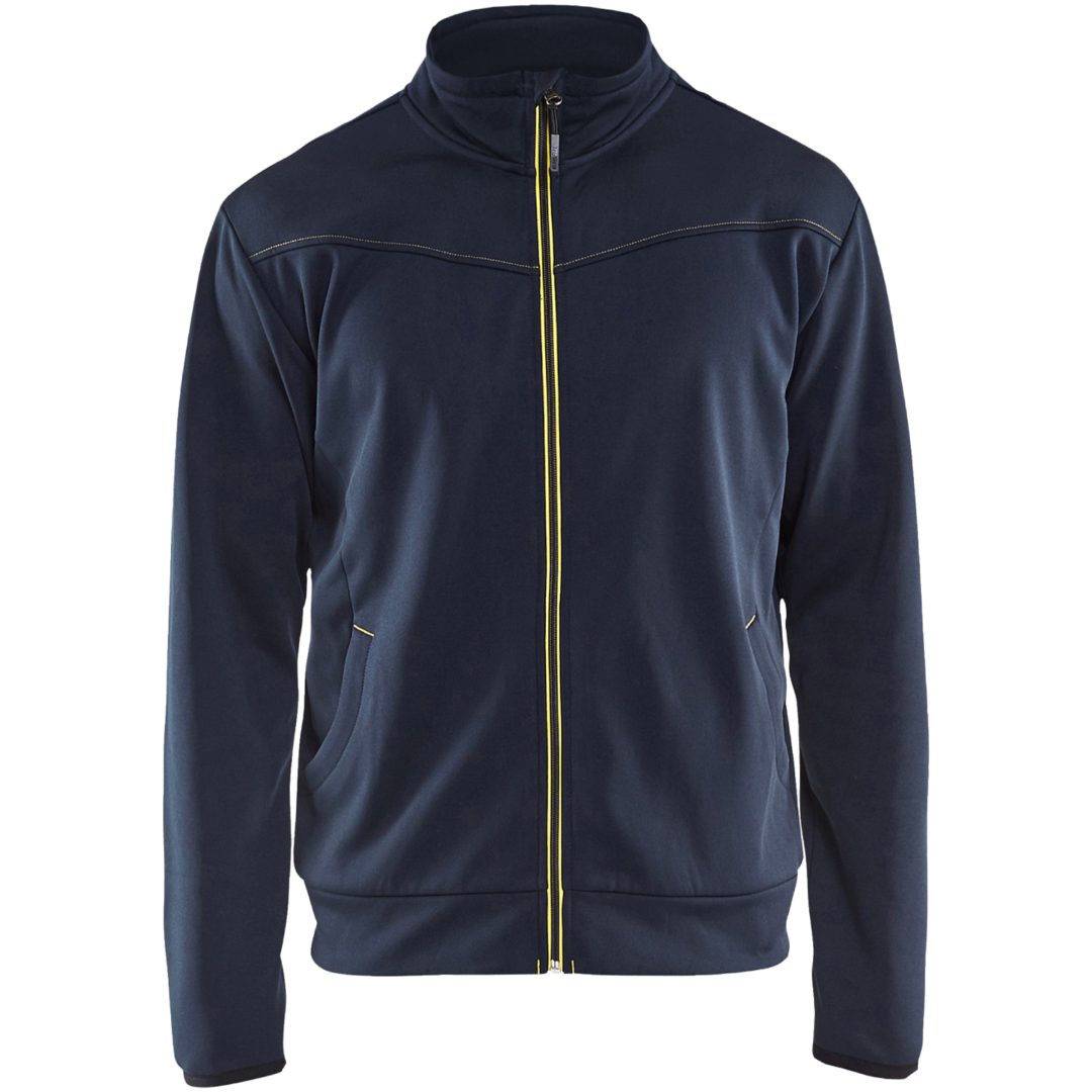 Sweatshirt 33622526 Marin / Gul BLÅKLÄDER TRÖJA 33622526 MARIN/GUL M