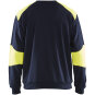Sweatshirt Blåkläder 34581762 Marin / Hivisgul
