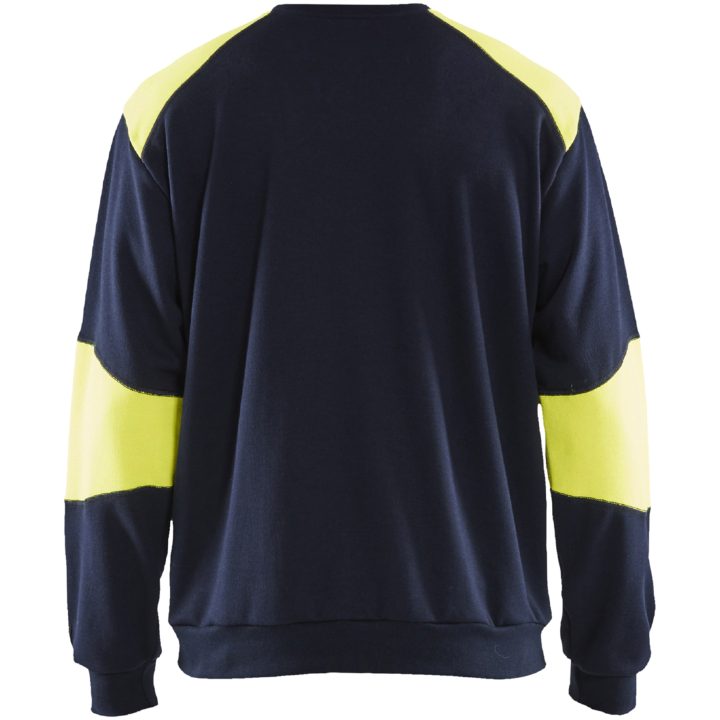 Sweatshirt 34581762 Marin / Hivisgul BLÅKLÄDER SWEATSHIRT 34581762 MAR/GU XS – bild 2