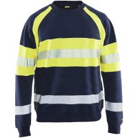 Sweatshirt 34591762 Marin / Hivisgul BLÅKLÄDER