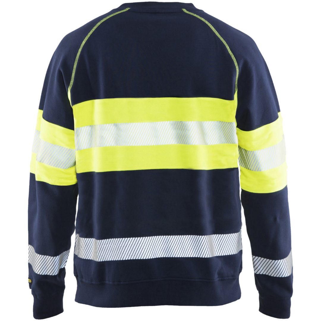 Sweatshirt 34591762 Marin / Hivisgul BLÅKLÄDER SWEATSHIRT 34591762 MAR/GU XS – bild 2