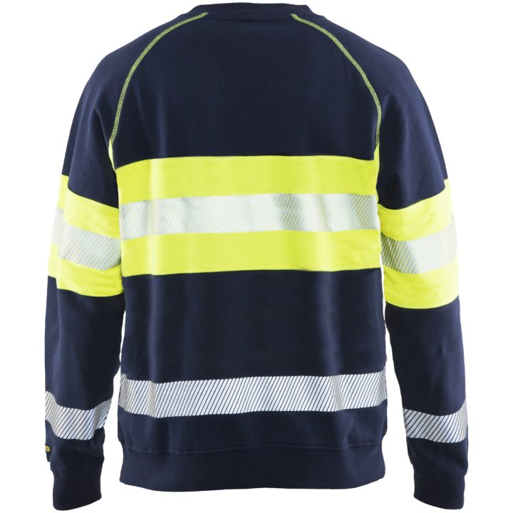 Sweatshirt 34591762 Marin / Hivisgul BLÅKLÄDER SWEATSHIRT 34591762 MAR/GU XS – bild 2