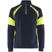 Sweatshirt 35501158 Marin / Hivisgul BLÅKLÄDER