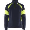 Sweatshirt 35501158 Marin / Hivisgul BLÅKLÄDER SWEATSHIRT 35501158 MAR/GU XS – miniatyr 3