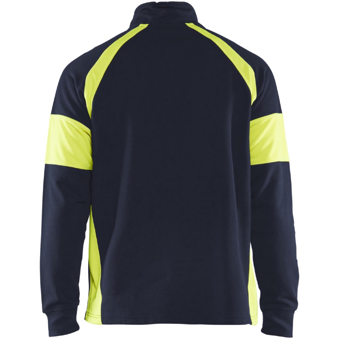 Sweatshirt 35501158 Marin / Hivisgul BLÅKLÄDER SWEATSHIRT 35501158 MAR/GU XS – bild 2