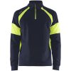 Sweatshirt 35501158 Marin / Hivisgul BLÅKLÄDER SWEATSHIRT 35501158 MAR/GU XS – miniatyr 1