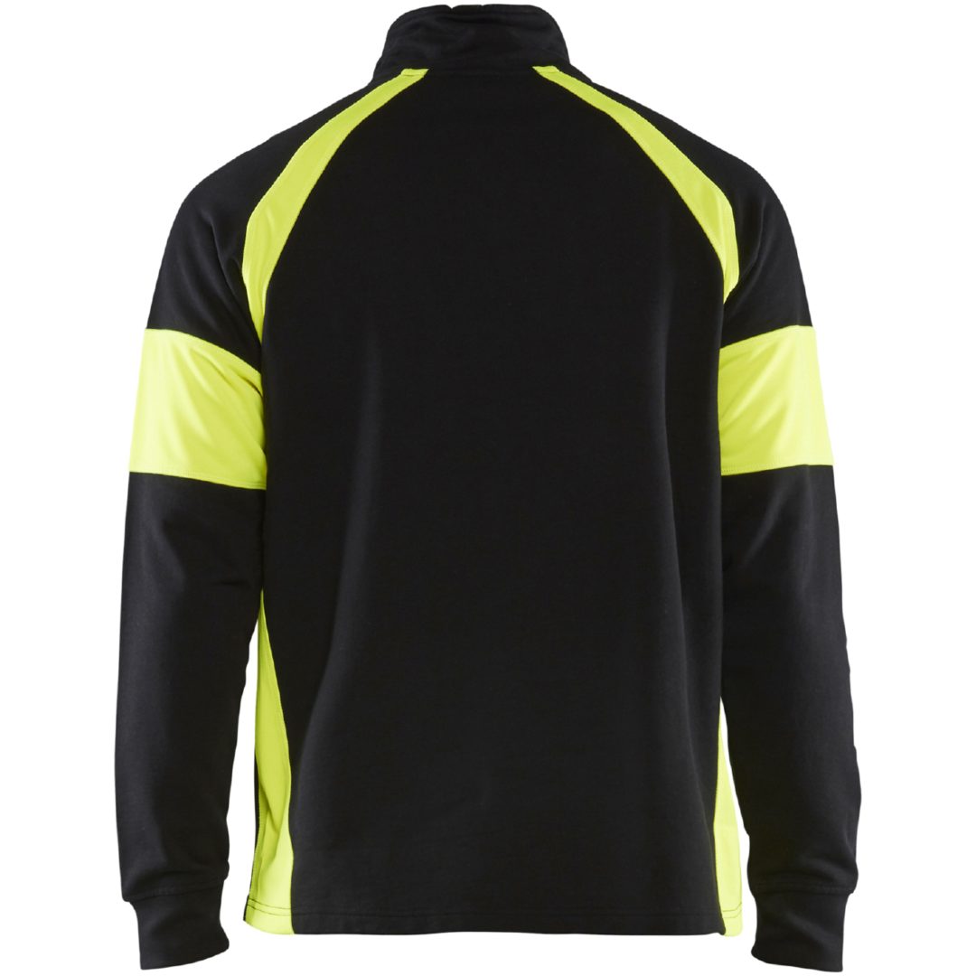 Sweatshirt 35501158 Svart / Hivisgul BLÅKLÄDER SWEATSHIRT 35501158 SVA/GU XS – bild 2