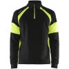 Sweatshirt 35501158 Svart / Hivisgul BLÅKLÄDER SWEATSHIRT 35501158 SVA/GU XS – miniatyr 1