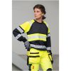 Sweatshirt 5224 Varsel Svart Gul Jobman – miniatyr 9