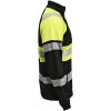 Sweatshirt 5225 Hel-Zip Varsel Svart Gul Jobman – miniatyr 4