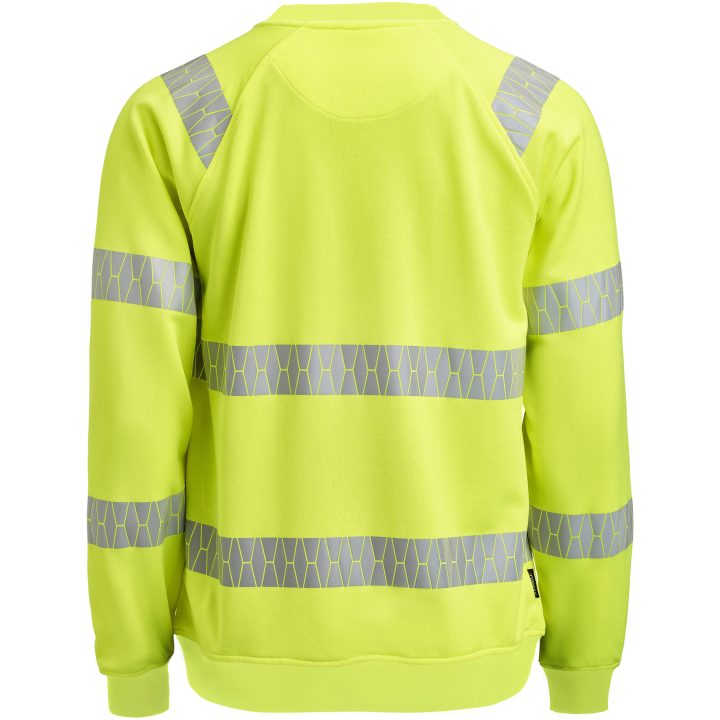 Sweatshirt 5324 Varselgul Varsel gul Jobman – bild 3