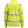Sweatshirt 5325 Hel-Zip Varselgul Varsel gul Jobman – miniatyr 3