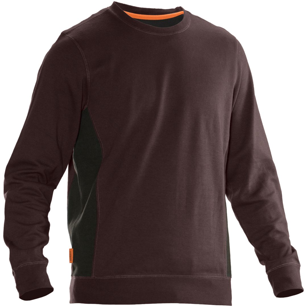 Sweatshirt 5402 Practical Brun/Svart Jobman XXXL