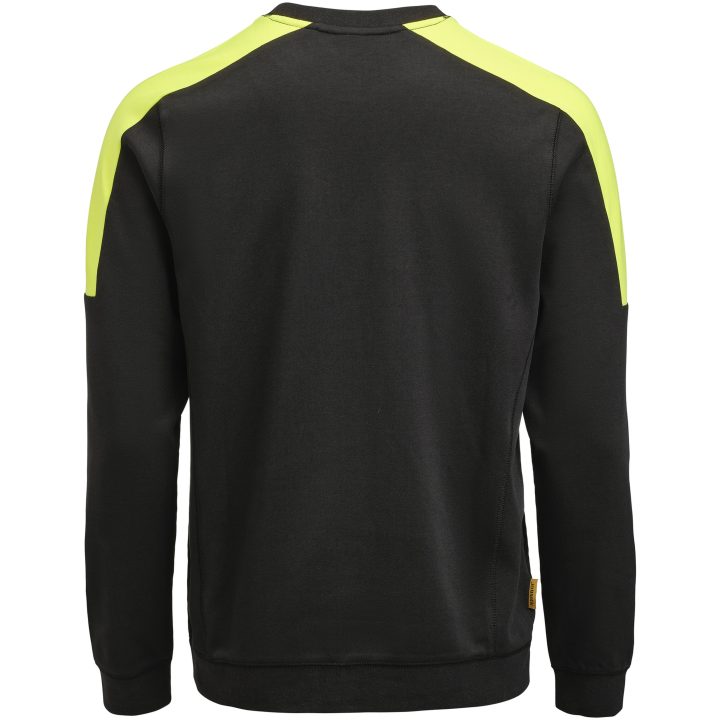 Sweatshirt 5402 Svart/gul Jobman – bild 3