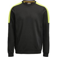 Sweatshirt 5402 Svart/gul Jobman