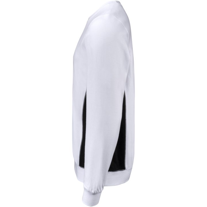 Sweatshirt 5402 Vit Svart Jobman – bild 2