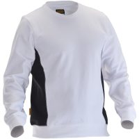 Sweatshirt 5402 Vit Svart Jobman