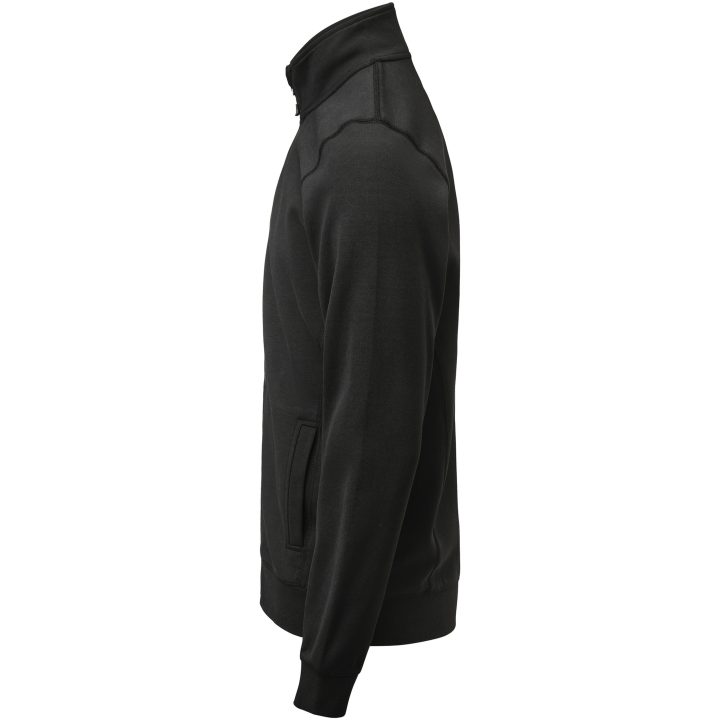 Sweatshirt 5403 Hel-Zip Svart Jobman – bild 2