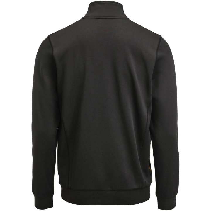 Sweatshirt 5403 Hel-Zip Svart Jobman – bild 3